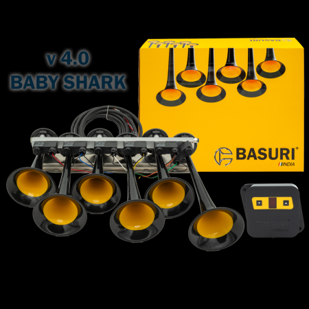 Basuri Baby Shark Air Horn 4.0 12/24V - 22 Melodies